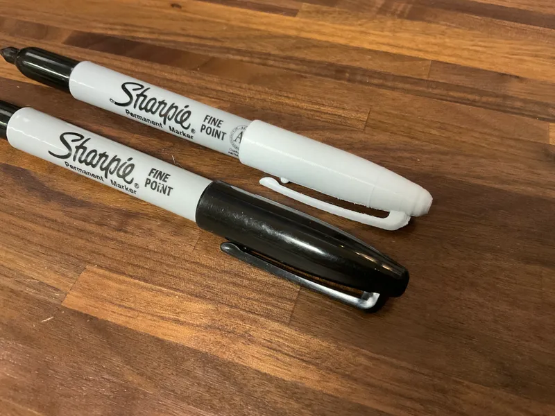 Use This to Make Sharpie Mods! (Sharpie Fine Point Reference Model) by Line  Arc Line, Download free STL model
